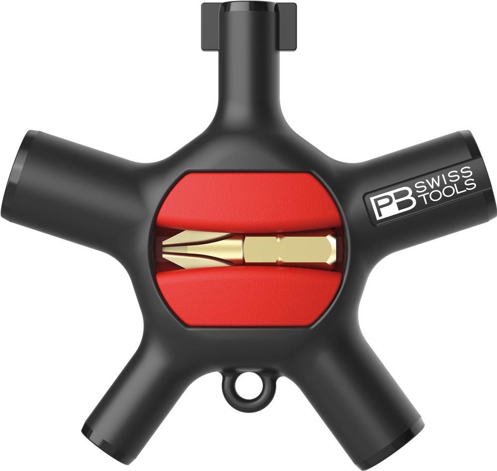 PB Swiss Tools Schaltschrankschlüssel 9 in 1 Tool Produktbild PB Swiss Tools Schaltschrankschlüssel 9 in 1 Tool