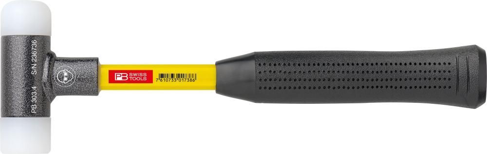 PB Swiss Tools Schonhammer mit Glasfaserstiel rückschlagfrei 27 mm Produktbild PB Swiss Tools Schonhammer mit Glasfaserstiel rückschlagfrei 27 mm