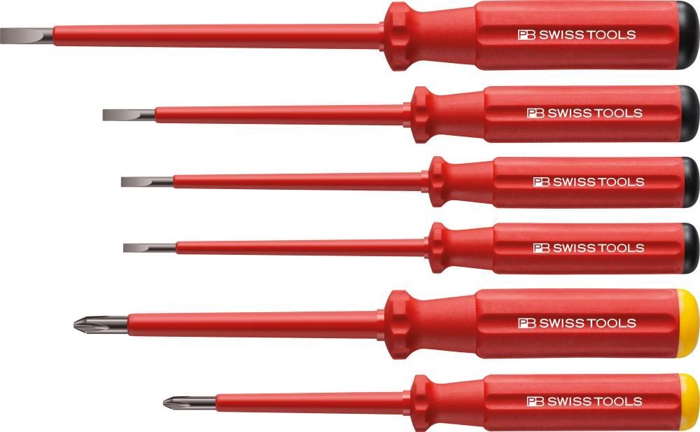 PB Swiss Tools Schraubendreher Satz VDE 6 teilig Schlitz PH im Karton Classic Produktbild PB Swiss Tools Schraubendreher Satz VDE 6 teilig Schlitz PH im Karton Classic