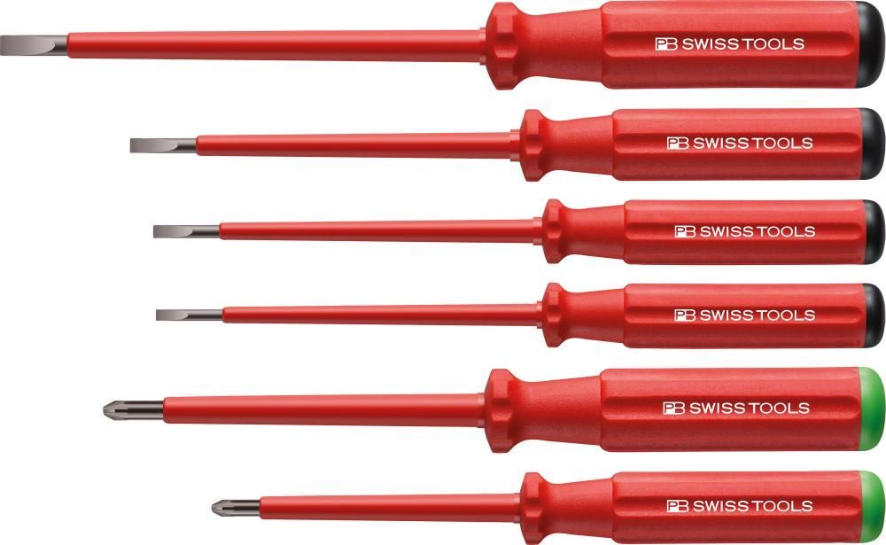 PB Swiss Tools Schraubendreher Satz VDE 6 teilig Schlitz PZ im Karton Classic Produktbild PB Swiss Tools Schraubendreher Satz VDE 6 teilig Schlitz PZ im Karton Classic