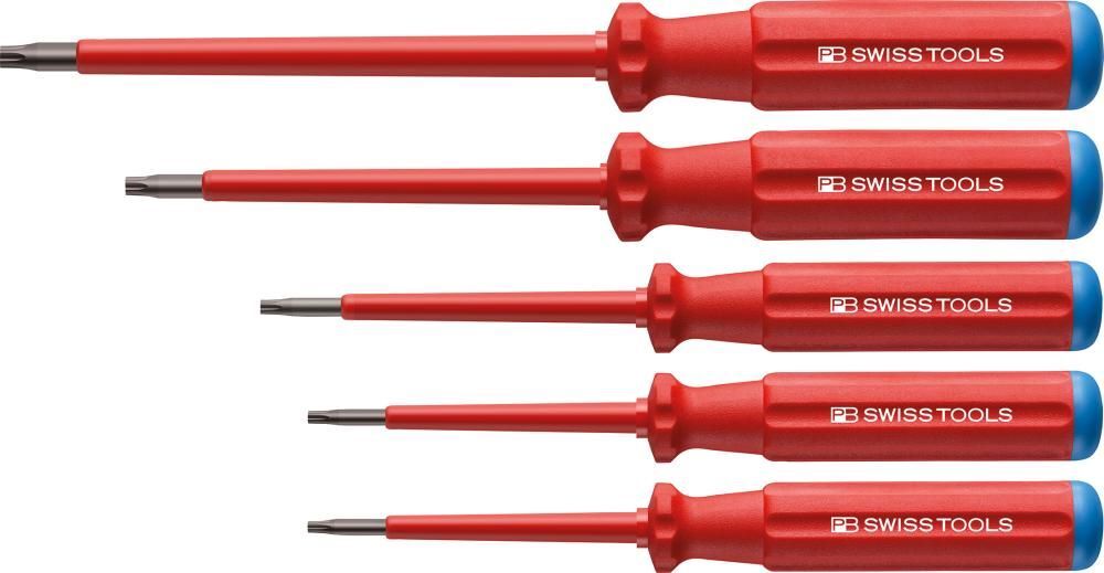 PB Swiss Tools Schraubendreher Satz für Torx VDE 5 teilig im Karton Classic Produktbild PB Swiss Tools Schraubendreher Satz für Torx VDE 5 teilig im Karton Classic