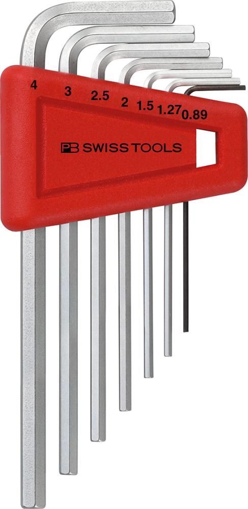PB Swiss Tools Winkelschraubendreher-Satz für 6-kant Satz 7-teilig 0,89 - 4 mm Produktbild PB Swiss Tools Winkelschraubendreher-Satz für 6-kant Satz 7-teilig 0,89 - 4 mm