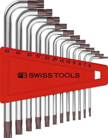 PB Swiss Tools Winkelschraubendreher-Satz für TORX 12-teilig PB Swiss Tools Winkelschraubendreher-Satz für TORX 12-teilig