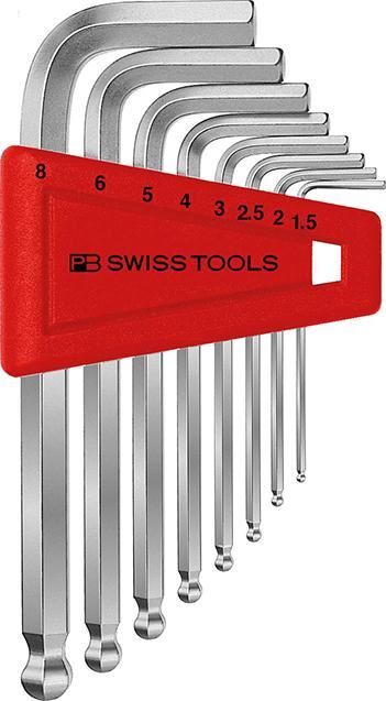PB Swiss Tools Winkelschraubendreher-Satz für 6-kant mit Kugelkopf 8-teilig Produktbild PB Swiss Tools Winkelschraubendreher-Satz für 6-kant mit Kugelkopf 8-teilig