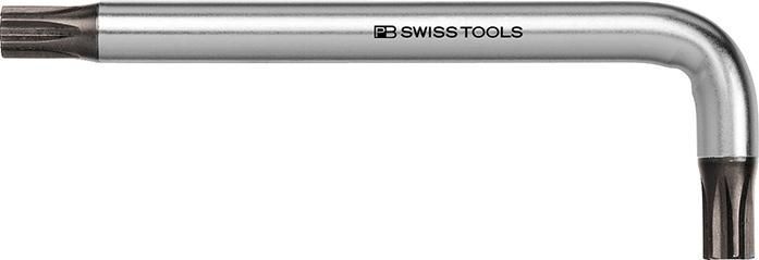 PB Swiss Tools Winkelschraubendreher für TORX verchromt 90 x 23 mm Produktbild PB Swiss Tools Winkelschraubendreher für TORX verchromt 90 x 23 mm