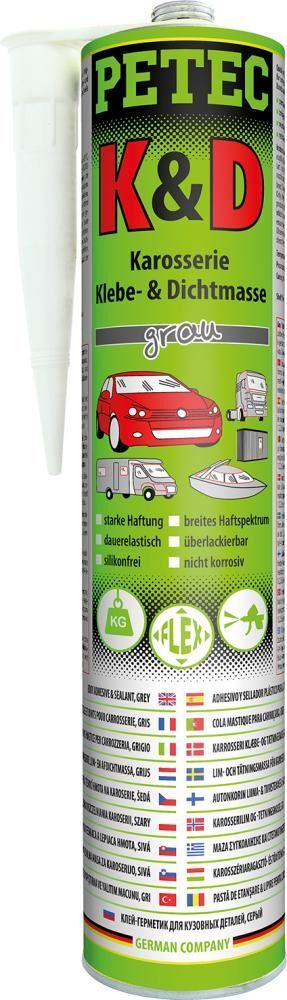 Petec Klebstoff Dichtmasse weiss Kartusche mit 310 ml