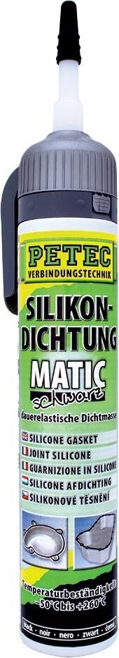 Petec Silikondichtung Matic schwarz dauerelastisch Dose mit 200 ml Produktbild Petec Silikondichtung Matic schwarz dauerelastisch Dose mit 200 ml