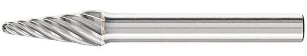 Pferd Frässtift HM Rundkegelform KEL 0820 INOX 8 x 20 mm Produktbild Pferd Frässtift HM Rundkegelform KEL 0820 INOX 8 x 20 mm
