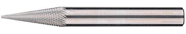 Pferd Frässtift HM Spitzkegelform 0618 MICRO 6 mm 6 x 18 mm Produktbild Pferd Frässtift HM Spitzkegelform 0618 MICRO 6 mm 6 x 18 mm