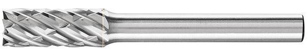 Pferd Frässtift HM zylindrisch mit Stirnverzahnung ZYA-S 0616 STEEL 6 x 16 mm Produktbild Pferd Frässtift HM zylindrisch mit Stirnverzahnung ZYA-S 0616 STEEL 6 x 16 mm