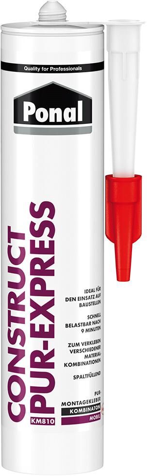 Ponal Construct PU Express 440g Leim Kleber Produktbild Ponal Construct PU Express 440g Leim Kleber