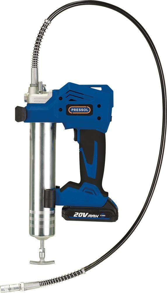 Pressol Akku Fettpresse 20V 2Ah für Kartuschen 400g 500ccm Produktbild Pressol Akku Fettpresse 20V 2Ah für Kartuschen 400g 500ccm