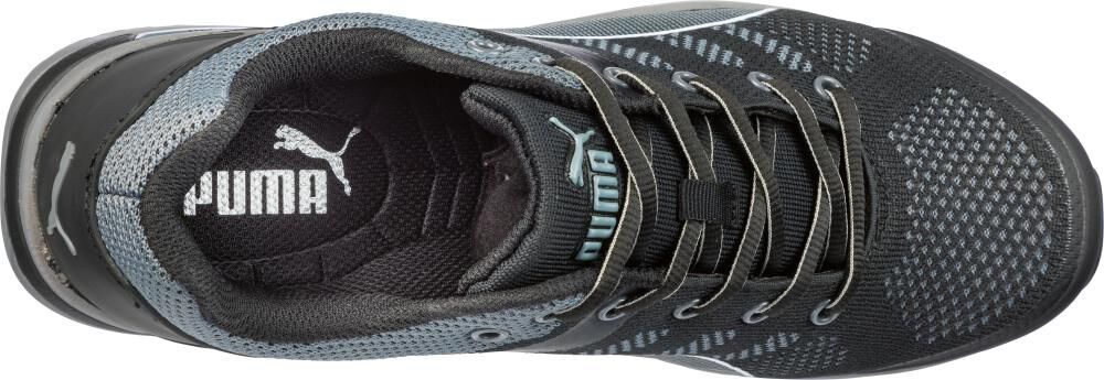 Puma Halbschuh Elevate Knit Black Low 643160 S1P Gr. 45 Puma Halbschuh Elevate Knit Black Low 643160 S1P Gr. 45