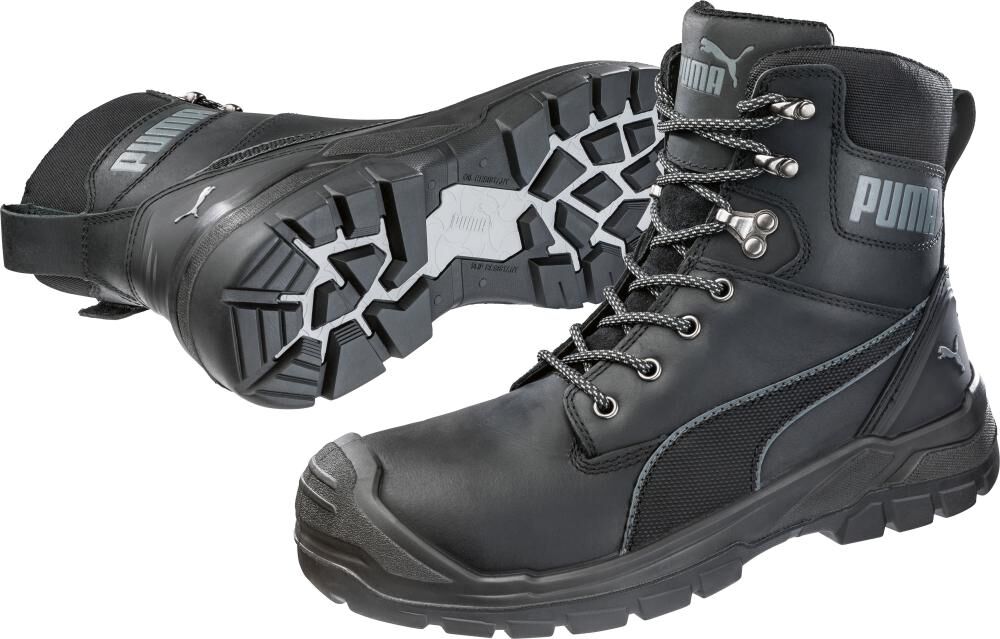 Puma Schnürstiefel Conquest BLK CTX High S3 Gr. 42 Produktbild Puma Schnürstiefel Conquest BLK CTX High S3 Gr. 42 bild 2