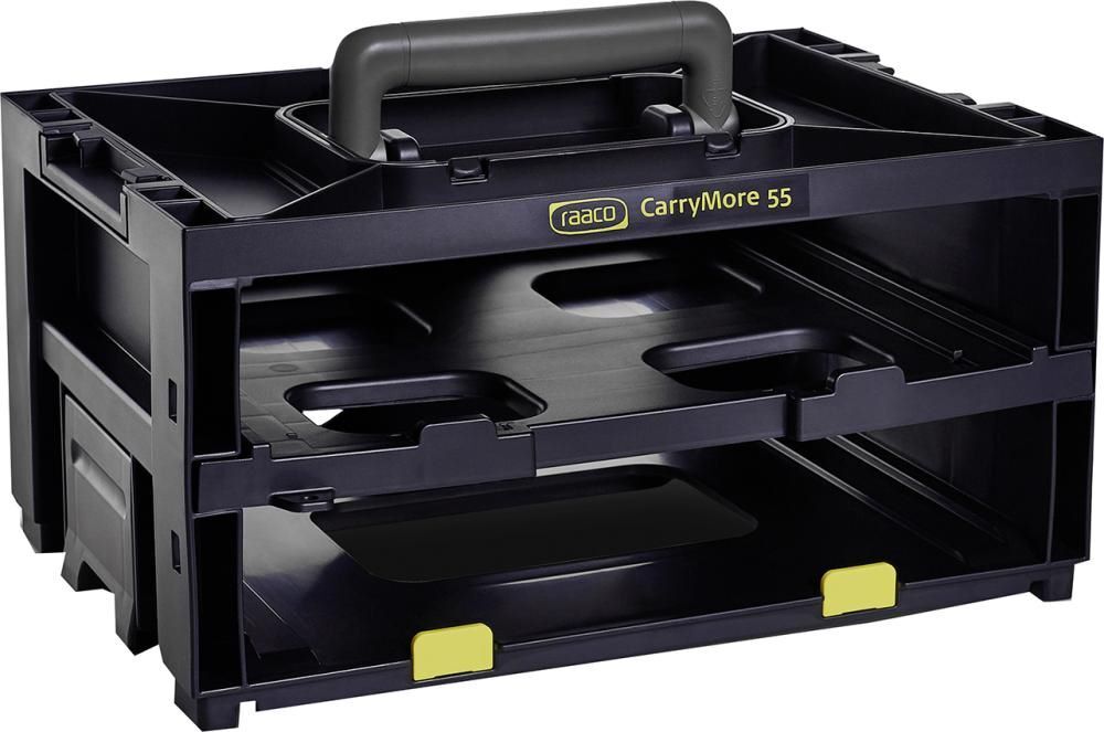 Raaco Tragerahmen CarryMore 55 leer schwarz Produktbild Raaco Tragerahmen CarryMore 55 leer schwarz