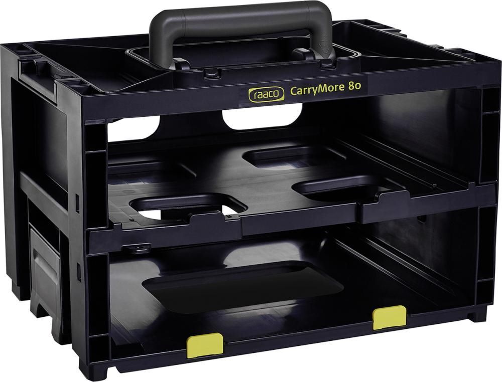 Raaco Tragerahmen CarryMore 80 leer schwarz Produktbild Raaco Tragerahmen CarryMore 80 leer schwarz