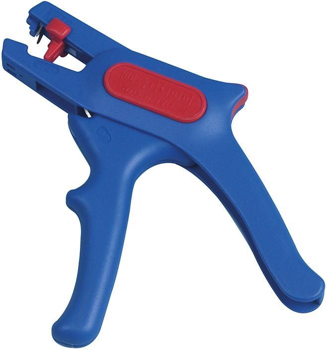 REV Abisolierzange blau mit Seitenschneider Produktbild REV Abisolierzange blau mit Seitenschneider