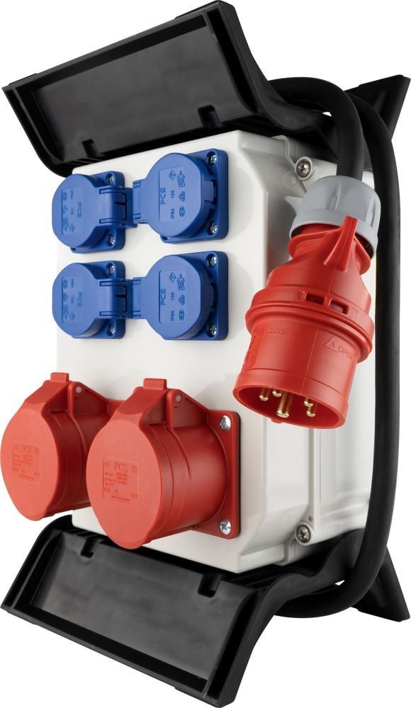 REV CEE Steckdosenverteiler 4+2 fach IP 44 H07RN-F 5G2,5