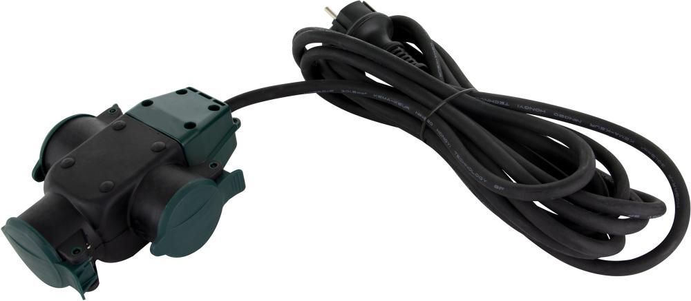 REV Schutzkontakt Verlängerung 3-fach 5 meter Produktbild REV Schutzkontakt Verlängerung 3-fach 5 meter