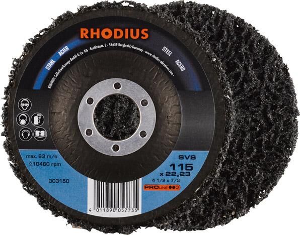 RHODIUS Grobreinigungsscheibe SVS115 x 22,23 mm Produktbild RHODIUS Grobreinigungsscheibe SVS115 x 22,23 mm