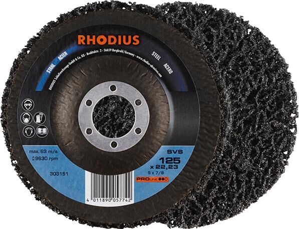 RHODIUS Grobreinigungsscheibe SVS125 x 22,23 mm Produktbild RHODIUS Grobreinigungsscheibe SVS125 x 22,23 mm