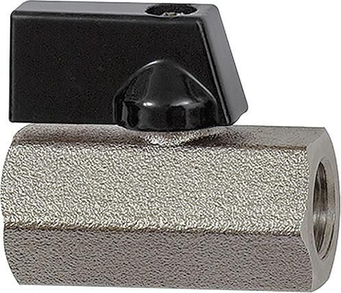 Riegler Kugelhahn valve line Mini Messing G1/2 Zoll IG/IG Flügelgriff DN 8 Produktbild Riegler Kugelhahn valve line Mini Messing G1/2 Zoll IG/IG Flügelgriff DN 8