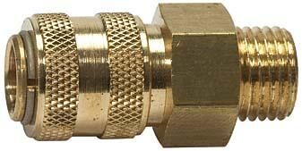 Riegler Schnellverschlusskupplung NW 5 MS AG G3/8 Zoll Produktbild Riegler Schnellverschlusskupplung NW 5 MS AG G3/8 Zoll