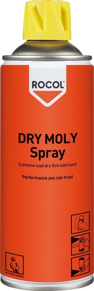 Rocol Trockenschmierstoff Dry Moly Spray Sprühdose mit 400 ml Produktbild Rocol Trockenschmierstoff Dry Moly Spray Sprühdose mit 400 ml