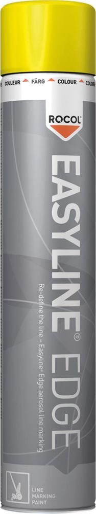 Rocol Linienmarkierungsspray Easyline Edge gelb RAL1023 Sprühdose mit 750 ml Produktbild Rocol Linienmarkierungsspray Easyline Edge gelb RAL1023 Sprühdose mit 750 ml
