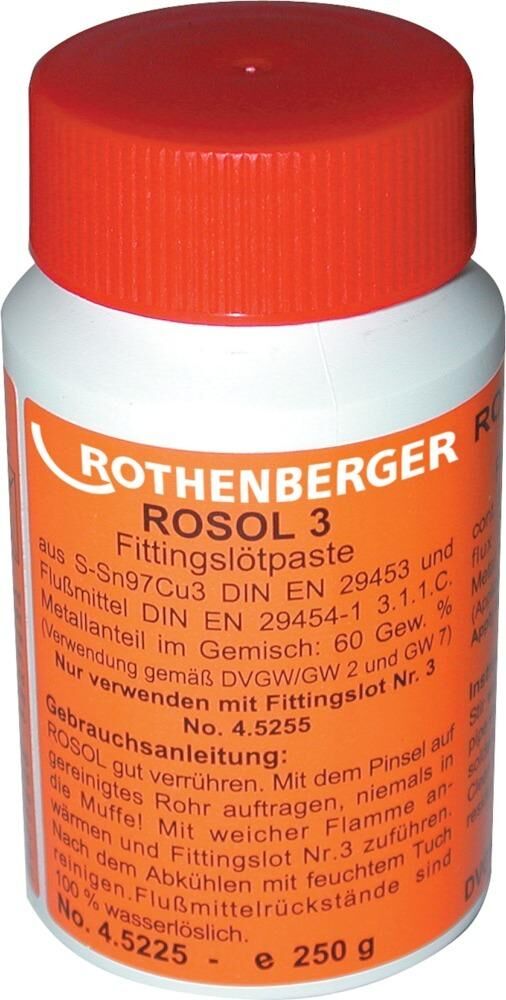 ROTHENBERGER Weichlötpaste Rosol 3 Dose mit 250 Gramm Produktbild ROTHENBERGER Weichlötpaste Rosol 3 Dose mit 250 Gramm