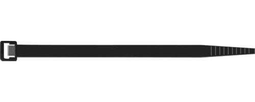 Sapi Selco Kabelbinder schwarz UV 550 x 9 mm Pack mit 100 Stück Produktbild Sapi Selco Kabelbinder schwarz UV 550 x 9 mm Pack mit 100 Stück