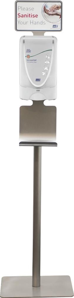 SC Johnson Spendersäule Deb Stoko Chrom ohne Spender Produktbild SC Johnson Spendersäule Deb Stoko Chrom ohne Spender
