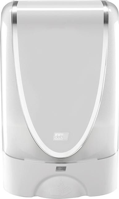 SC Johnson Spender Deb Touch free weiß chrom für 1,2 Liter Kartuschen Produktbild SC Johnson Spender Deb Touch free weiß chrom für 1,2 Liter Kartuschen