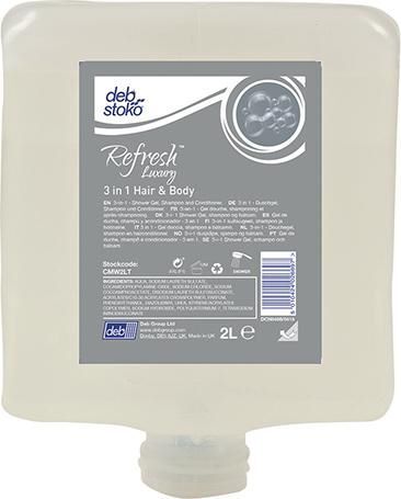 SC Johnson Duschcreme Refresh Luxury 3 in1 Hair and Body Kartusche mit 2 Liter Produktbild SC Johnson Duschcreme Refresh Luxury 3 in1 Hair and Body Kartusche mit 2 Liter