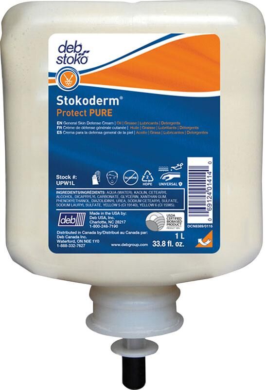 SC Johnson Hautschutzcreme Stokoderm Protect PURE Kartusche mit 1 Liter Produktbild SC Johnson Hautschutzcreme Stokoderm Protect PURE Kartusche mit 1 Liter
