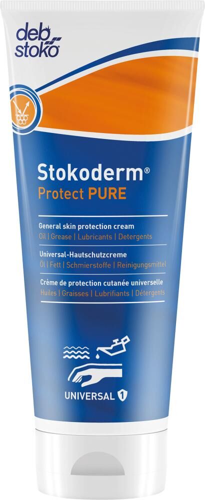 SC Johnson Hautschutzcreme Stokoderm Protect PURE Tube mit 100 ml Produktbild SC Johnson Hautschutzcreme Stokoderm Protect PURE Tube mit 100 ml