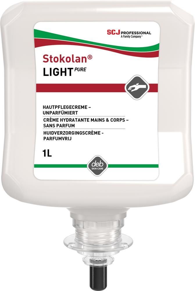 SC Johnson Hautpflegecreme Stokolan Light Pure Kartusche mit 1 Liter Produktbild SC Johnson Hautpflegecreme Stokolan Light Pure Kartusche mit 1 Liter