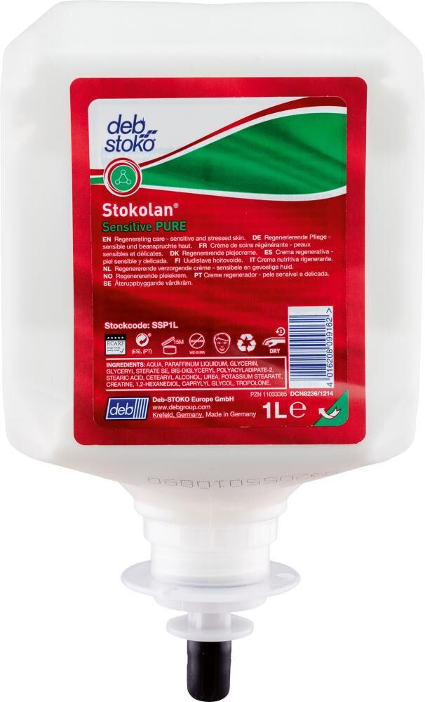SC Johnson Hautpflege Stokolan Sensitive Purel Kartusche mit 1 Liter Produktbild SC Johnson Hautpflege Stokolan Sensitive Purel Kartusche mit 1 Liter