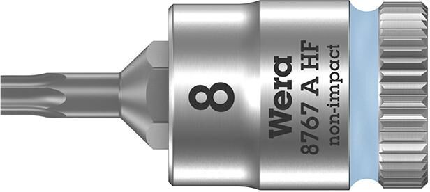 Wera Schraubendrehereinsatz mit Haltefunktion 1/4 Zoll T8x28mm Produktbild Wera Schraubendrehereinsatz mit Haltefunktion 1/4 Zoll T8x28mm
