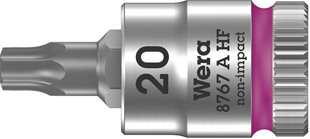 Wera Schraubendrehereinsatz mit Haltefunktion 1/4 Zoll T20x28mm Produktbild Wera Schraubendrehereinsatz mit Haltefunktion 1/4 Zoll T20x28mm