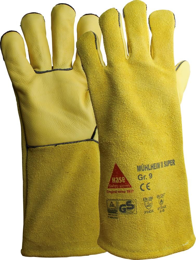 Hase Safety Gloves Schweißerhandschuhe Mülheim 2 Super Größe10