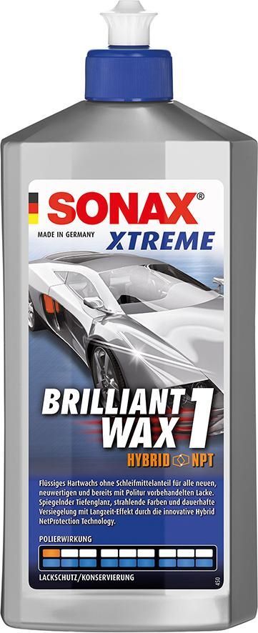 Sonax Hartwachs Xtreme Brilliant Wax 1 Hybrid NPT Flasche mit 500 ml Produktbild Sonax Hartwachs Xtreme Brilliant Wax 1 Hybrid NPT Flasche mit 500 ml