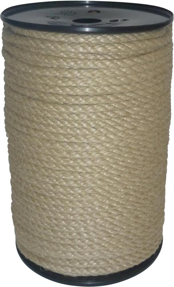 Braun Spinnfaserseil 8 mm 100 m Polypropylen Produktbild Braun Spinnfaserseil 8 mm 100 m Polypropylen