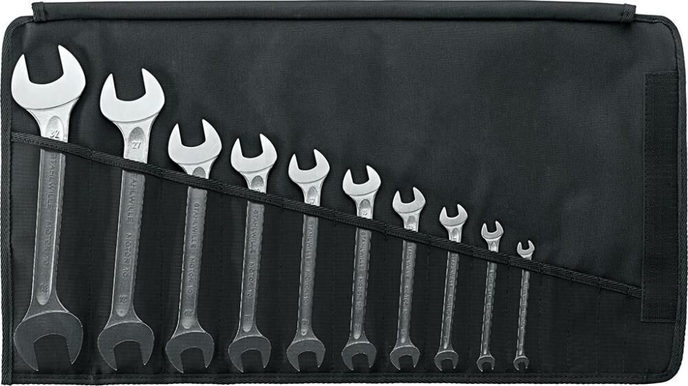 Stahlwille Doppelmaulschlüssel Satz D3110 10 Teile Produktbild Stahlwille Doppelmaulschlüssel Satz D3110 10 Teile