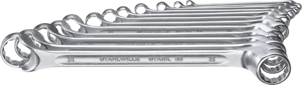 Stahlwille Doppelringschlüssel Satz DIN838 12 teilig Produktbild Stahlwille Doppelringschlüssel Satz DIN838 12 teilig
