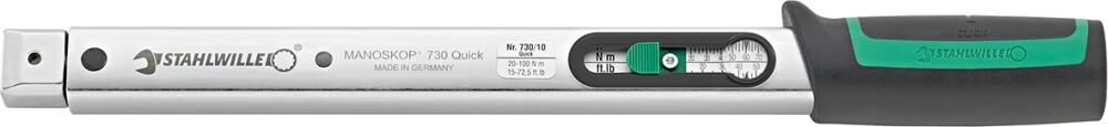 Stahlwille Drehmomentschlüssel 730/12Q 25 bis 130Nm 14x18mm Produktbild Stahlwille Drehmomentschlüssel 730/12Q 25 bis 130Nm 14x18mm