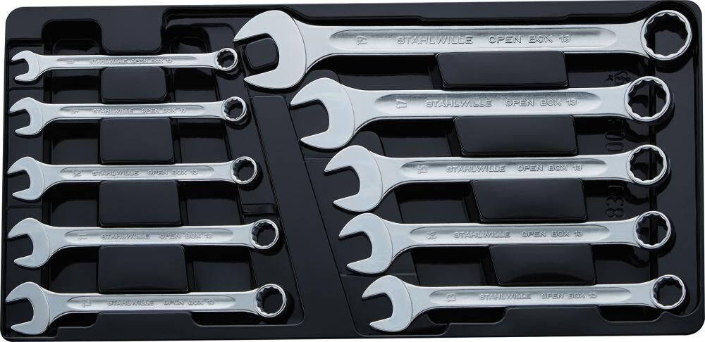Stahlwille Ringmaulschlüssel Satz DIN3113A 10 Teile Produktbild Stahlwille Ringmaulschlüssel Satz DIN3113A 10 Teile
