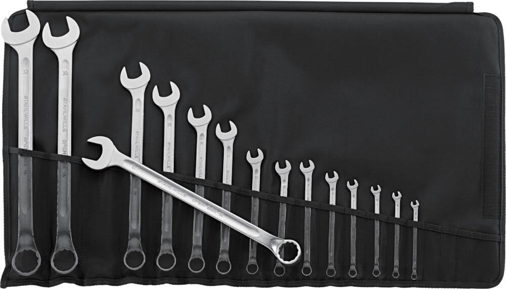 Stahlwille Ringmaulschlüssel Satz DIN3113B 15 teilig Produktbild Stahlwille Ringmaulschlüssel Satz DIN3113B 15 teilig