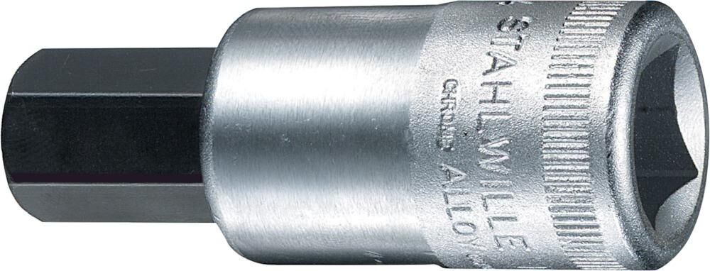 Stahlwille Schraubendreher Einsatz Innensechskant 1/2 Zoll 4 x 60 mm Produktbild Stahlwille Schraubendreher Einsatz Innensechskant 1/2 Zoll 4 x 60 mm