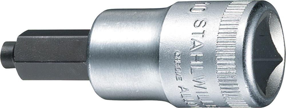 Stahlwille Schraubendrehereinsatz 1/2 Zoll Innensechskant mit Zapfen 8 x 60 mm Produktbild Stahlwille Schraubendrehereinsatz 1/2 Zoll Innensechskant mit Zapfen 8 x 60 mm